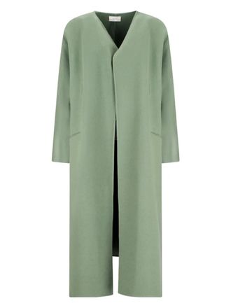 The Row Cappotto Priske con scollo a V - Verde
