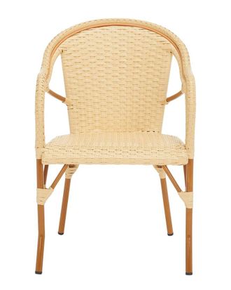 Safavieh Set Of 2 California Natural Arm Chairs