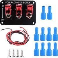 OEM Panel De Encendido Basculante, Panel De Interruptores Basculantes, Material Met&aacute;lico De Alta Calidad, Amplia Aplicaci&oacute;n Para Coches De 12 V Y Coches D