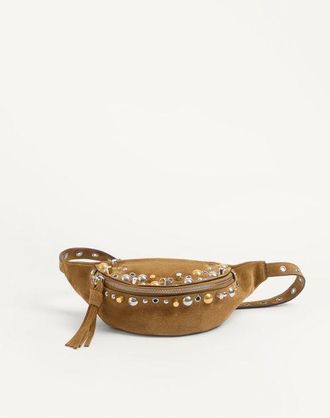 Valentino Garavani Marsupio Valentino Garavani Nellc&ocirc;te In Suede Donna HAVANA BEIGE UNI