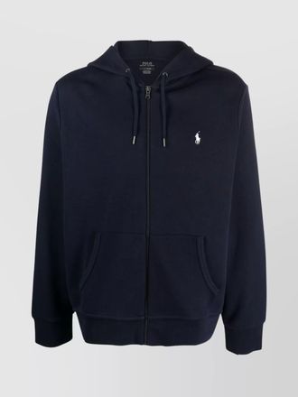Polo Ralph Lauren hooded cotton blend jersey sweatshirt