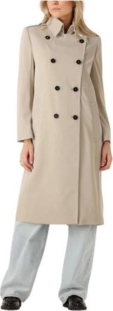 Drykorn Jassen, Dames, Beige, XS, Wol, Piethill Jas