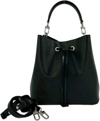Louis Vuitton Pre-owned Vintage Bucket Bag - Dames - Vintage Tas - Zwart - ONE Size - Leer - Vintage