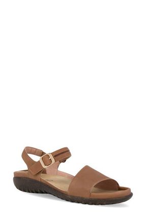 Naot Nagoya Sandal in Latte Brown Sadle Leather at Nordstrom, Size 11Us