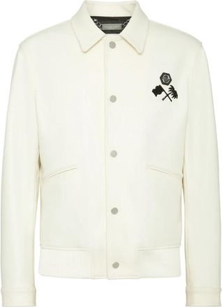 Philipp Plein Bomber Jassen - Heren - Zomerjassen - Wit - XL - Jassen