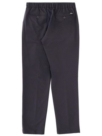 Herno Tailored Blue Polyester Trousers - Blue