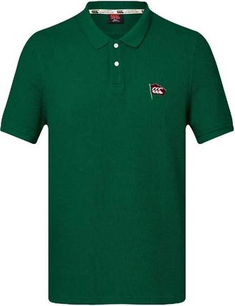Canterbury Of New Zealand Mens Classic Polo Shirt (Evergreen) - Dark Green Cotton - Size X-Small