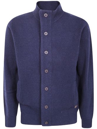 Barbour Essential Patch Zip Through Knitwear