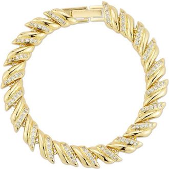 Sphera Milano Plated Cz Bracelet