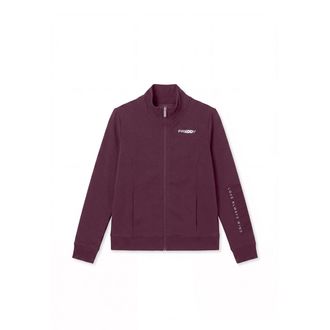 Freddy Felpa regular con zip e collo alto, logo ricamato su manica