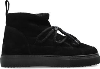 INUIKII Klassieke lage sneeuwlaarzen - Dames - Winterlaarzen - Zwart - 42 EU - Wol - Schoenen