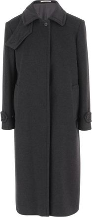 Tagliatore Caitlyn Coat - Dames - Mantel - Grijs - M - Kasjmier - Jassen