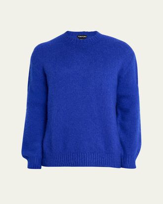 Tom Ford Mens Cashmere Relaxed-Fit Crewneck Sweater