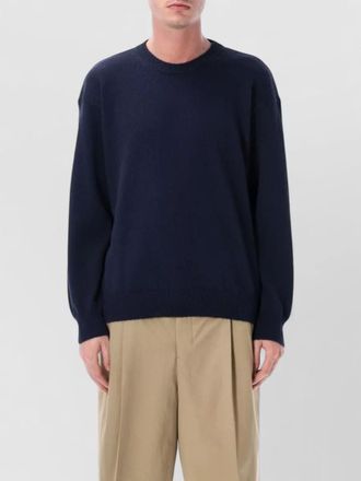 Roberto Collina textured knit crew neck cotton sweater