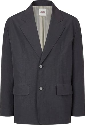 STUDIO TOMBOY Blazer monopetto con bottoni - Grigio