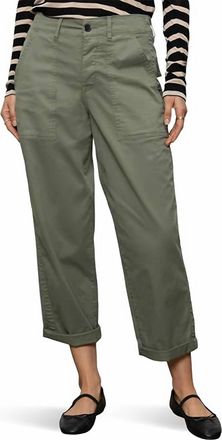 Sanctuary Cruiser Chino Cropper Pants In Dark Spruce