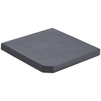 vidaXL Base Con Peso Para Sombrilla De Granito Negro Cuadrada 25 Kg Vidaxl