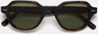 Retro Superfuture Sunglasses Voce 3627 Bch Havana/Green Unisex