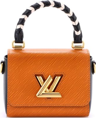 Louis Vuitton Twist Top Handle Bag Limited Edition Crafty Epi Leather Mini crossbody bag - Zwart