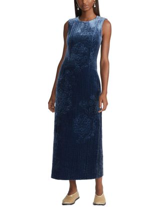 Lafayette 148 New York Baroque Embroidered Silk-Blend Sheath Dress