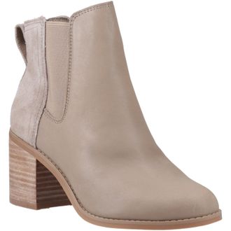 Toms Toms Womens/Ladies Evelyn Leather Boots (Grey) - Size UK 8