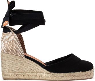 Castaner Espadrilles met sleehak in katoen Carina