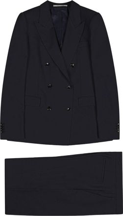 Tagliatore Parigi Double-Breasted Virgin Wool-Blend Suit