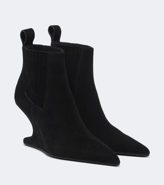 Rick Owens Botas Cantilever de ante