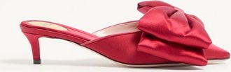 Valentino Garavani Yolande Satin Mule 45MM Wo