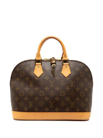 Louis Vuitton 2000 Monogram Alma PM handbag - women - Fabric/Leather - One Size - Brown