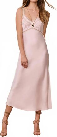 LoveShackFancy Annabeth Midi Dress In Pink