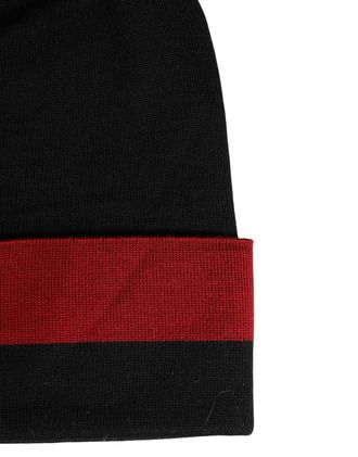 Dolce & Gabbana Mens Cuffed Virgin Wool Beanie Black