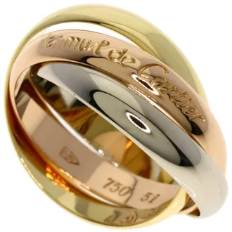 Cartier Yellow Gold (18K) Pink Gold (18K) White Gold (18K) Band Ring (Pre-Owned)