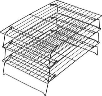 OEM Grille De Refroidissement - 40 X 25 X 8 Cm - 3 Niveaux - Pour Biscuits Et Gateaux - 1 Unite