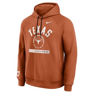 Nike Texas Courtside Nike Mens Dri-FIT College Pullover Hoodie in Orange | 04EJ0B28KDT-M18