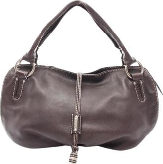 Celine Pre-owned Vintage Handbag - Dames - Vintage Handtas - Bruin - ONE Size - Leer - Vintage
