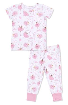 Angel Dear Kids Ribbon Ballerinas Shirt & Pants Set in White at Nordstrom, Size 18-24M
