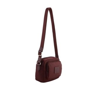 Pourchet Tassen, Dames, Rood, ONE Size, Katoen, Escale Crossbody Bag