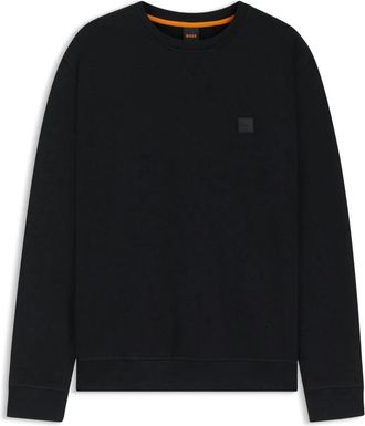 HUGO BOSS Westart Sweatshirt - Heren - Sweatshirts - Zwart - S - Katoen - Hoodies & sweatvesten