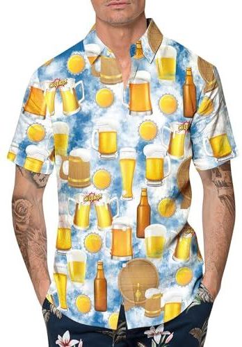 Generic T shirt à manches courtes pour homme avec impression 3D et