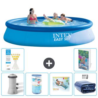 Intex Piscina Easy Set Redonda - 396x84 Cm - 7-piezas S347
