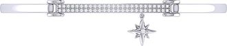 LuvMyJewelry North Star Diamond Bar Bracelet in Silver at Nordstrom Rack