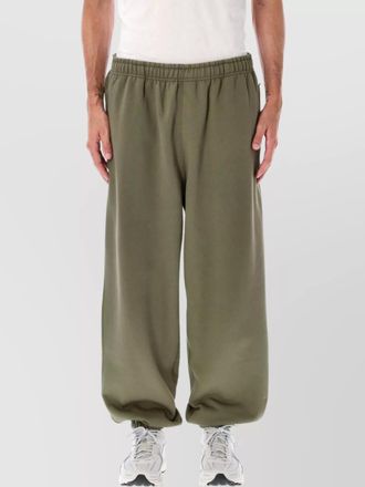 Nike cotton-blend relaxed-fit track pants