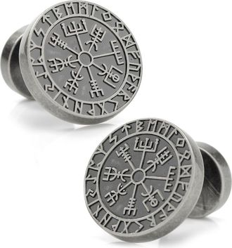 Cufflinks Inc. Viking Compass Cuff Links in Silver at Nordstrom