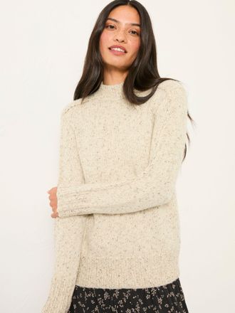 Fat Face FatFace Fae Natural Flecked Knitted Jumper