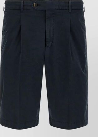 Pantaloni Torino cotton stretch bermuda shorts belt loops