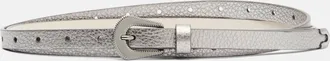 Brunello Cucinelli Metallic leather belt