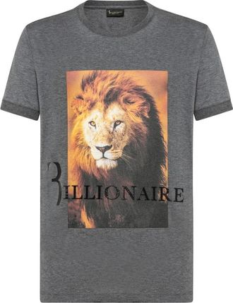 Billionaire Boys Club T-Shirt Ronde Hals Leeuw - Heren - T-shirts - Grijs - XS - Katoen - Tops