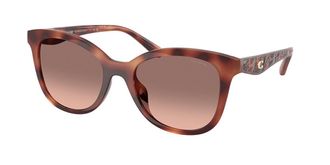 Coach HC8419U CAD25 577413 Womens Sunglasses Tortoiseshell Size 55
