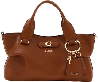 Guess Tassen, Dames, Bruin, ONE Size, Suzy Mini 3 Comp Satchel
